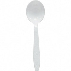 Solo - Heavyweight Polystyrene Soup Spoons - White - Americas Industrial Supply