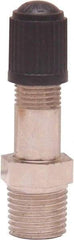 Midwest Control - 1/8 NPT Air Compressor Filler Valve - 250 psi, 1.52" High, Use with Air Tanks - Americas Industrial Supply