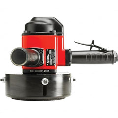 Chicago Pneumatic - 6" Wheel Diam, 6,000 RPM, Pneumatic Angle & Disc Grinder - 5/8-11 Spindle, 95 CFM, Side Exhaust - Americas Industrial Supply