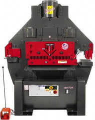 Edwards Manufacturing - 11" Throat Depth, 120 Ton Punch Pressure, 1-1/2" in 1" Punch Capacity Ironworker - 10 hp, 3 Phase, 460 Volts, 60" Wide x 84" High x 60" Deep - Americas Industrial Supply