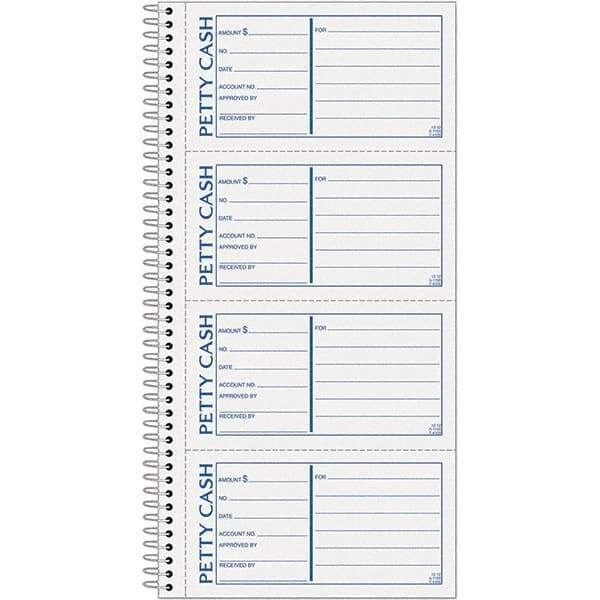 TOPS - 200 Sheet, 5-1/2 x 11", Receipt Book - Pink & White - Americas Industrial Supply
