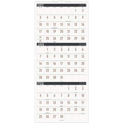 AT-A-GLANCE - 8 Sheet, 12 x 27", Wall Calendar - Americas Industrial Supply