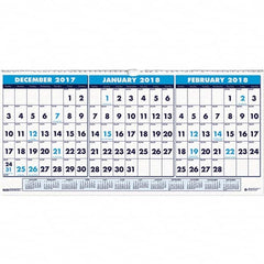 House of Doolittle - 4 Sheet, 23-1/2 x 12", Wall Calendar - Americas Industrial Supply