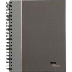TOPS - 96 Sheet, 10-1/2 x 8", Legal/Wide (Style) Business Notebook - Black & Gray - Americas Industrial Supply