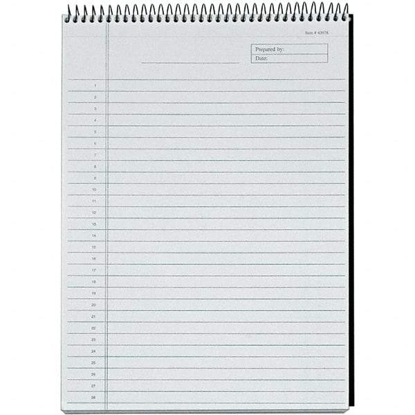 TOPS - 60 Sheet, 8-1/2 x 11-3/4", Legal/Wide (Style) Planning Pad - Black - Americas Industrial Supply
