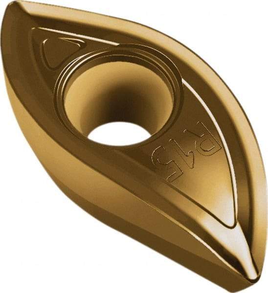Walter - XDMT2004125 F55 Grade WKP35G Carbide Milling Insert - TiAlN/TiN Finish, 4.68mm Thick, 0.6mm Corner Radius - Americas Industrial Supply