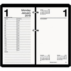 AT-A-GLANCE - 730 Sheet, 4-1/2 x 8", Calendar Refill - White - Americas Industrial Supply