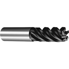 Sandvik Coromant - 8mm, 5 Flute, Solid Carbide, 0.5mm Corner Chamfer End Mill - 42° Helix, 18mm LOC - Americas Industrial Supply
