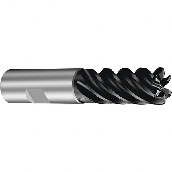 Sandvik Coromant - 25mm, 6 Flute, Solid Carbide, 4mm Corner Chamfer End Mill - 42° Helix, 52mm LOC - Americas Industrial Supply