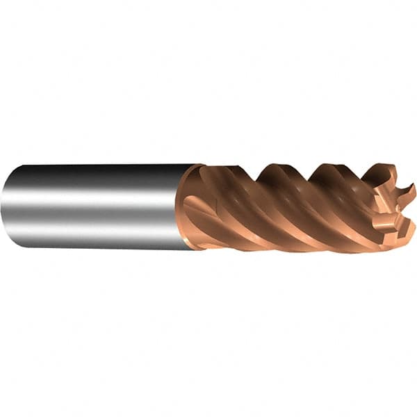 Sandvik Coromant - 20mm, 5 Flute, Solid Carbide, 3mm Corner Chamfer End Mill - 42° Helix, 42mm LOC - Americas Industrial Supply