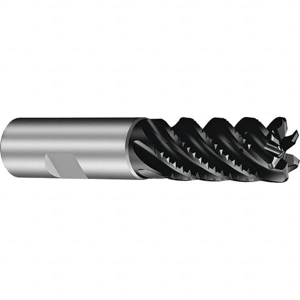 Sandvik Coromant - 16mm, 6 Flute, Solid Carbide, 2mm Corner Chamfer End Mill - 42° Helix, 34mm LOC - Americas Industrial Supply