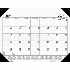 House of Doolittle - 14 Sheet, 22 x 17", Desk Pad Calendar - White - Americas Industrial Supply