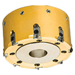 Iscar - 8 Inserts, 100mm Cut Diam, 32mm Arbor Diam, 2.5mm Max Depth of Cut, Indexable Square-Shoulder Face Mill - 0/90° Lead Angle, 56mm High, CA-SPM Insert Compatibility, Through Coolant, Series AluFraise - Americas Industrial Supply