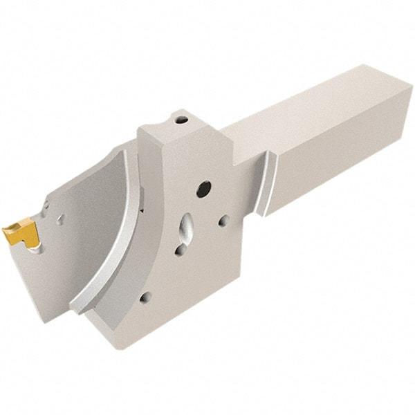 Iscar - SGAF, External, Left Hand, 1.8 to 2.69mm Groove Width, Indexable Grooving Tool Holder - GF.. 2 Insert Compatibility, 10mm Shank Height, 10mm Shank Width, 120mm OAL - Americas Industrial Supply