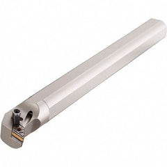 Iscar - 1-1/4" Min Bore Diam, 10" OAL, 1" Shank Diam, A-MDUN Indexable Boring Bar - 1.58" Max Bore Depth, DNMG 33.. Insert, Clamp Holding Method - Americas Industrial Supply