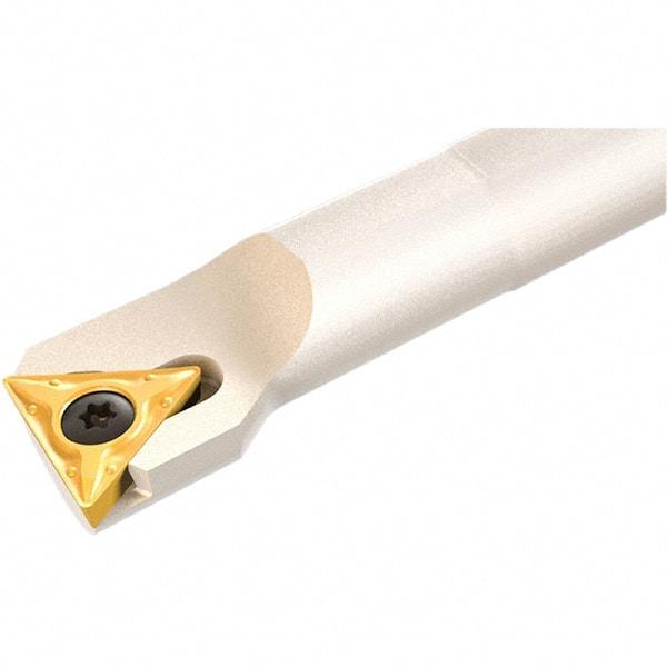 Iscar - STFC, Left Hand Cut, 12mm Shank Height x 12mm Shank Width, Neutral Rake Indexable Turning Toolholder - 80mm OAL, TC.T 1102.. Insert Compatibility, Series Isoturn - Americas Industrial Supply