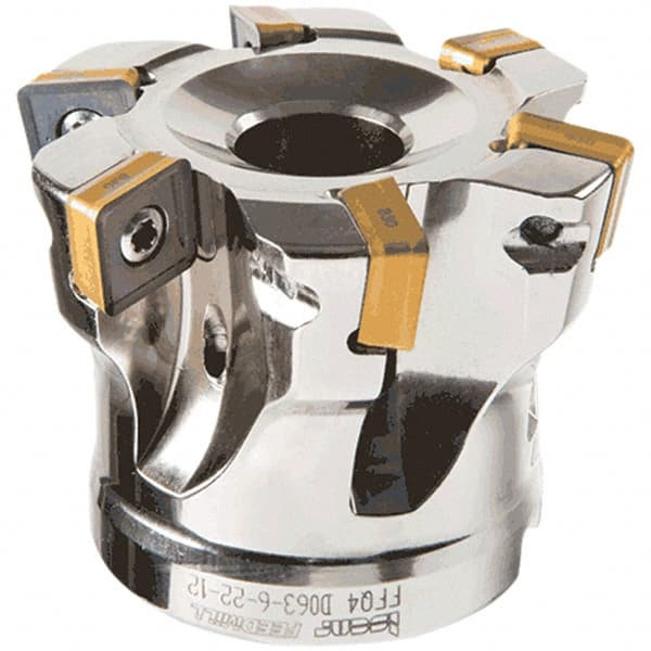 Iscar - Indexable High-Feed Face Mills Cutting Diameter (Decimal Inch): 1.692 Cutting Diameter (mm): 43 - Americas Industrial Supply