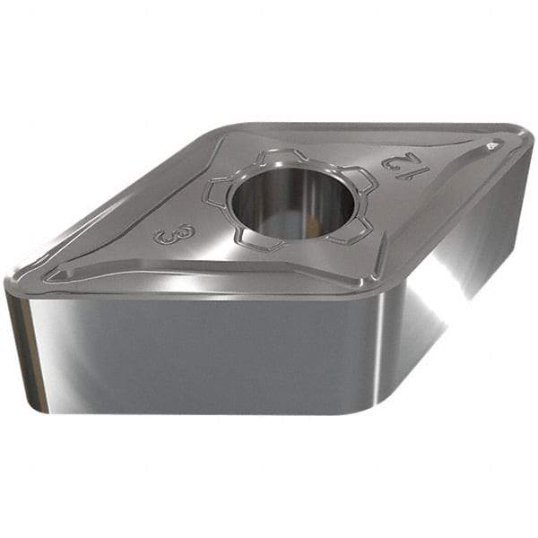 Iscar - DNMG442 M3M Grade IC830 Carbide Turning Insert - TiAlN/AlTiN/TiN Finish, 55° Diamond, 12.7mm Inscr Circle, 6.35mm Thick, 0.8mm Corner Radius - Americas Industrial Supply