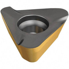 Iscar - HM390 TDCT1505 PDR Grade IC882 Carbide Milling Insert - TiAlN/TiN Finish, 6.08mm Thick, 11.4mm Inscribed Circle, 0.8mm Corner Radius - Americas Industrial Supply