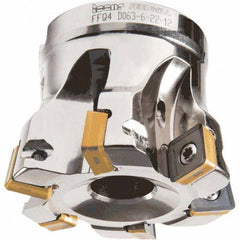Iscar - Indexable High-Feed Face Mills Cutting Diameter (Decimal Inch): 3.07 Cutting Diameter (mm): 78 - Americas Industrial Supply