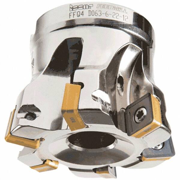 Iscar - Indexable High-Feed Face Mills Cutting Diameter (Decimal Inch): 0.708 Cutting Diameter (mm): 18 - Americas Industrial Supply