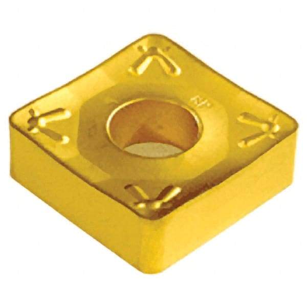 Iscar - SNMM434 RP Grade IC9350 Carbide Turning Insert - TiCN/Al2O3/TiN Finish, 90° Square, 1/2" Inscr Circle, 3/16" Thick, 1/16" Corner Radius - Americas Industrial Supply