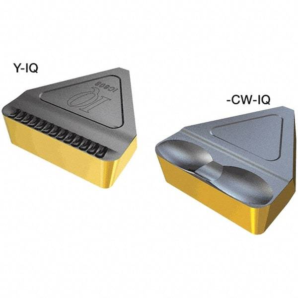Iscar - 1415TIGER Grade IC808, 14mm Cutting Width Carbide Grooving Insert - 1.5mm Corner Radius, TiAlN/AlTiN/TiN Finish - Americas Industrial Supply