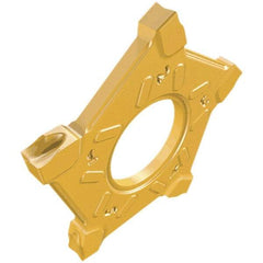 Iscar - PENTAD22N300 Grade IC808, 3mm Cutting Width Carbide Cutoff Insert - Neutral Lead Angle, 0.2mm Corner Radius, TiAlN Finish - Americas Industrial Supply