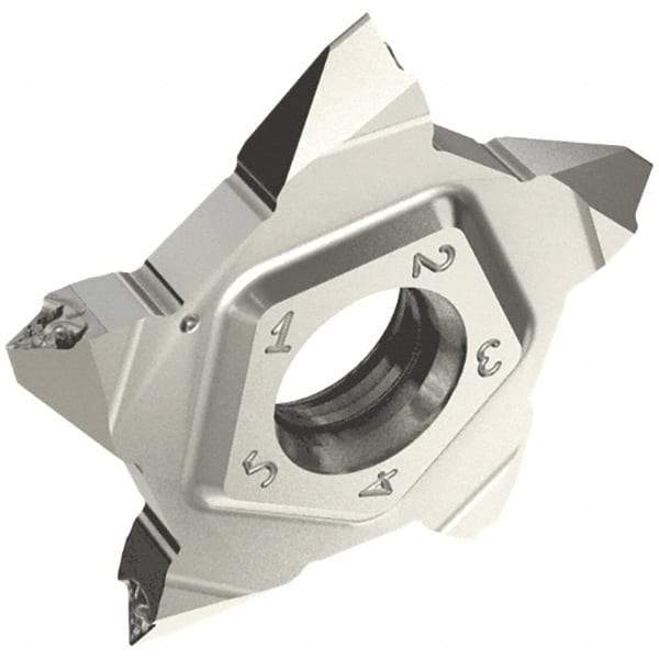 Iscar - PENTA24A WT Grade IC908, External ISO Threading Insert - Right Hand Insert, TiAlN Finish, Carbide - Americas Industrial Supply