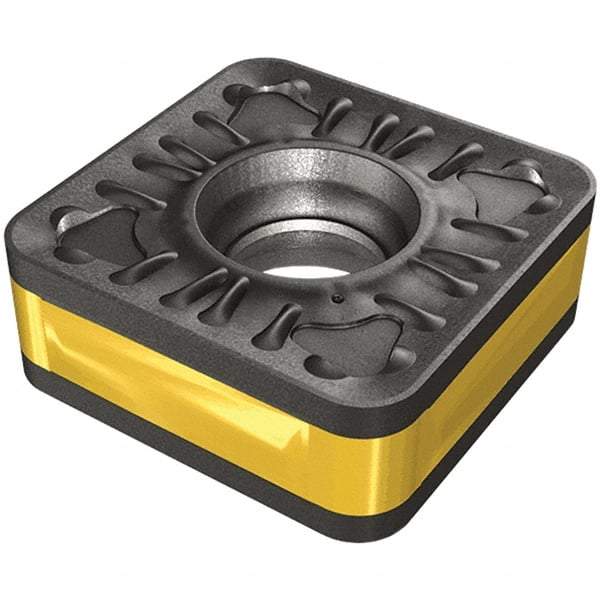 Iscar - SOMG190612 R3P-IQ Grade IC8250 Carbide Turning Insert - TiCN/Al2O3/TiN Finish, 90° Square, 3/4" Inscr Circle, 1/4" Thick, 3/64" Corner Radius - Americas Industrial Supply