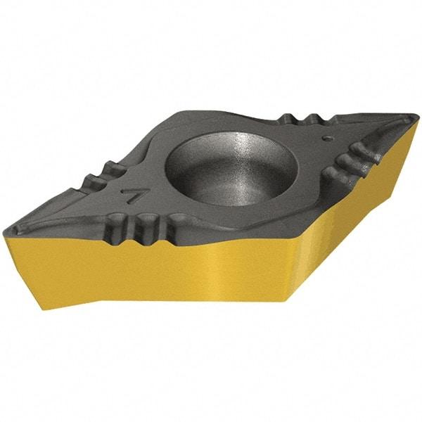 Iscar - DCMT2-0 F3P Grade IC8150 Carbide Turning Insert - TiCN/Al2O3/TiN Finish, 55° Diamond, 6.35mm Inscr Circle, 2.38mm Thick, 0.2mm Corner Radius - Americas Industrial Supply