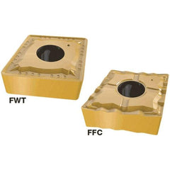 Iscar - CNMG432 FWT Grade IC520N Carbide Turning Insert - TiCN/TiN Finish, 80° Diamond, 12.7mm Inscr Circle, 4.76mm Thick, 0.8mm Corner Radius - Americas Industrial Supply