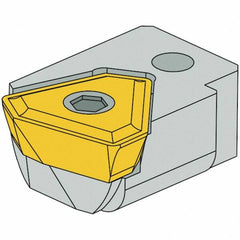 Iscar - Series Deep Drill 1-Insert Inner Drill Cartridge - Americas Industrial Supply