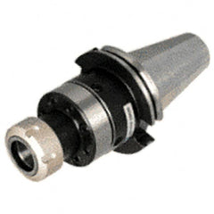 Iscar - 124.5mm Projection, DIN69871-50 Taper Shank, ER32 Collet Chuck - 50mm Shank Diam - Exact Industrial Supply