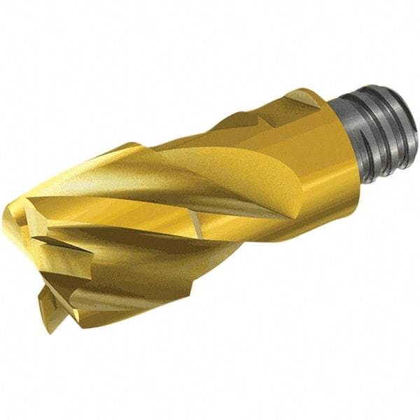 Iscar - MM ET CF Grade IC908 Carbide End Milling Tip Insert - TiAlN Finish, 8 Flutes, 11mm Cutting Diam, 3.5mm Depth of Cut, 16.5mm Extension, 0.039" Cnr Rad - Americas Industrial Supply