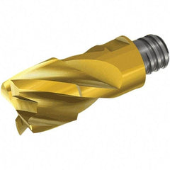 Iscar - MM ET CF Grade IC908 Carbide End Milling Tip Insert - TiAlN Finish, 8 Flutes, 11mm Cutting Diam, 3.5mm Depth of Cut, 16.5mm Extension, 0.039" Cnr Rad - Americas Industrial Supply