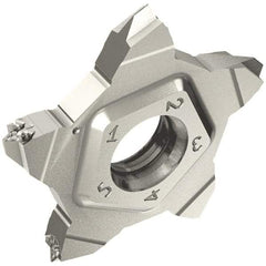 Iscar - PENTA24 Grade IC908, External ISO Threading Insert - 2 TPI Ext Pitch, Right Hand Insert, TiAlN Finish, Carbide - Americas Industrial Supply