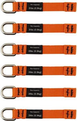 Ergodyne - 4-1/2" Tool Tether - Sealing Tape Connection, 5" Extended Length, Orange - Americas Industrial Supply