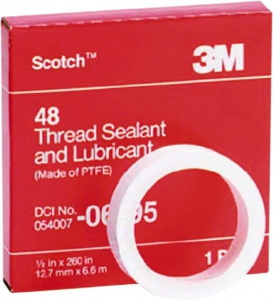 3M - 1" Wide x 520" Long General Purpose Pipe Repair Tape - 3 mil Thick, -450 to 500°F, White - Americas Industrial Supply