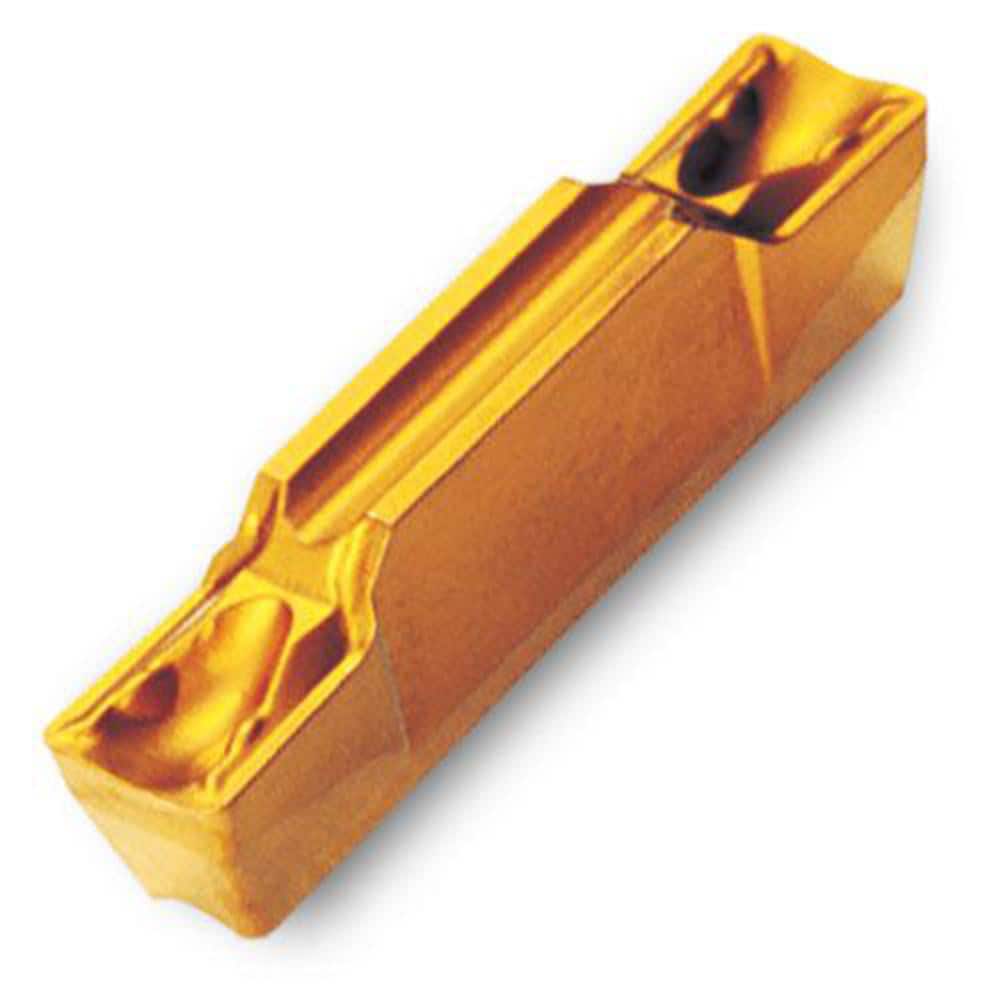 Grooving Insert: TDXUXU-Universal PV3030, Cermet TiN Finish, Neutral, 0.197″ Cutting Width, Series TDXU-E