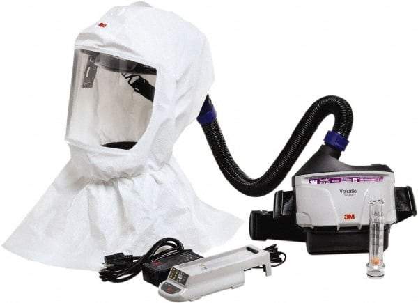 3M - Adjustable PAPR System - Headcover Headgear, Window, Use for Powder Handling - Americas Industrial Supply
