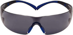 3M - Brown Lenses, Frameless Safety Glasses - Anti-Fog, Brown, Black Frame, Size Universal, Wrap Around - Americas Industrial Supply