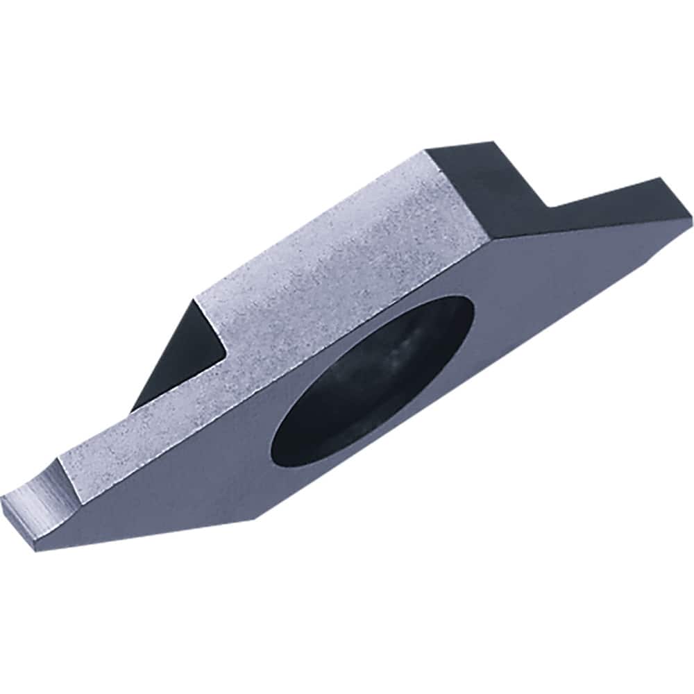 TKF12R125S PR1225 Carbide Cutoff Insert Megacoat Finish, 0° Neutral Lead Angle, RH Insert, 1.25mm Cutting Width, 0.03mm Corner Radius, Series KTKF