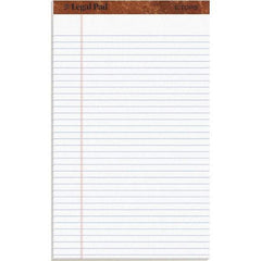 TOPS - 50 Sheet, 8-1/2 x 14", Legal/Wide (Style) Legal Pad - White - Americas Industrial Supply