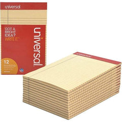 UNIVERSAL - 50 Sheet, 5 x 8", Narrow Note Pad - Ivory - Americas Industrial Supply