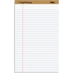 TOPS - 50 Sheet, 8-1/2 x 14", Legal/Wide (Style) Legal Pad - White - Americas Industrial Supply