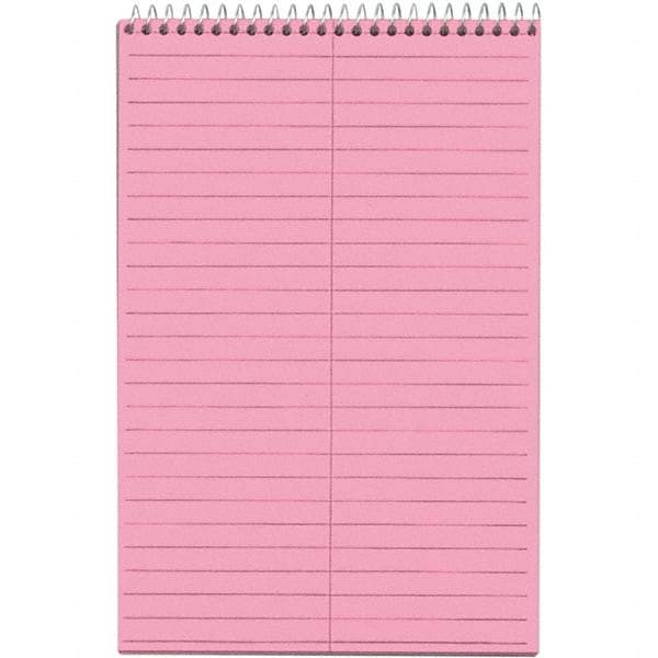 TOPS - 80 Sheet, 6 x 9", Gregg Steno Book - Pink - Americas Industrial Supply