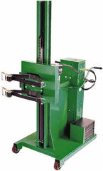 Valley Craft - 800 Lb Load Capacity, 30 & 55 Gal Drum Stacker/Rotator - 30" Wide x 90" High, 4 Steel Wheels - Americas Industrial Supply