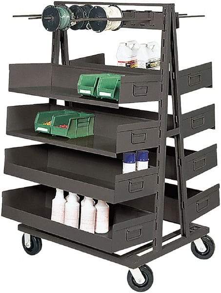 Valley Craft - 38" Wide x 63" High x 40" Deep, A-Frame Cart - 2,500 Lb Capacity - Americas Industrial Supply
