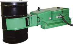 Valley Craft - 2,000 Lb Load Capacity, 30, 55 & 85 Gal Forklift Drum Rotator - Steel Wheels - Americas Industrial Supply